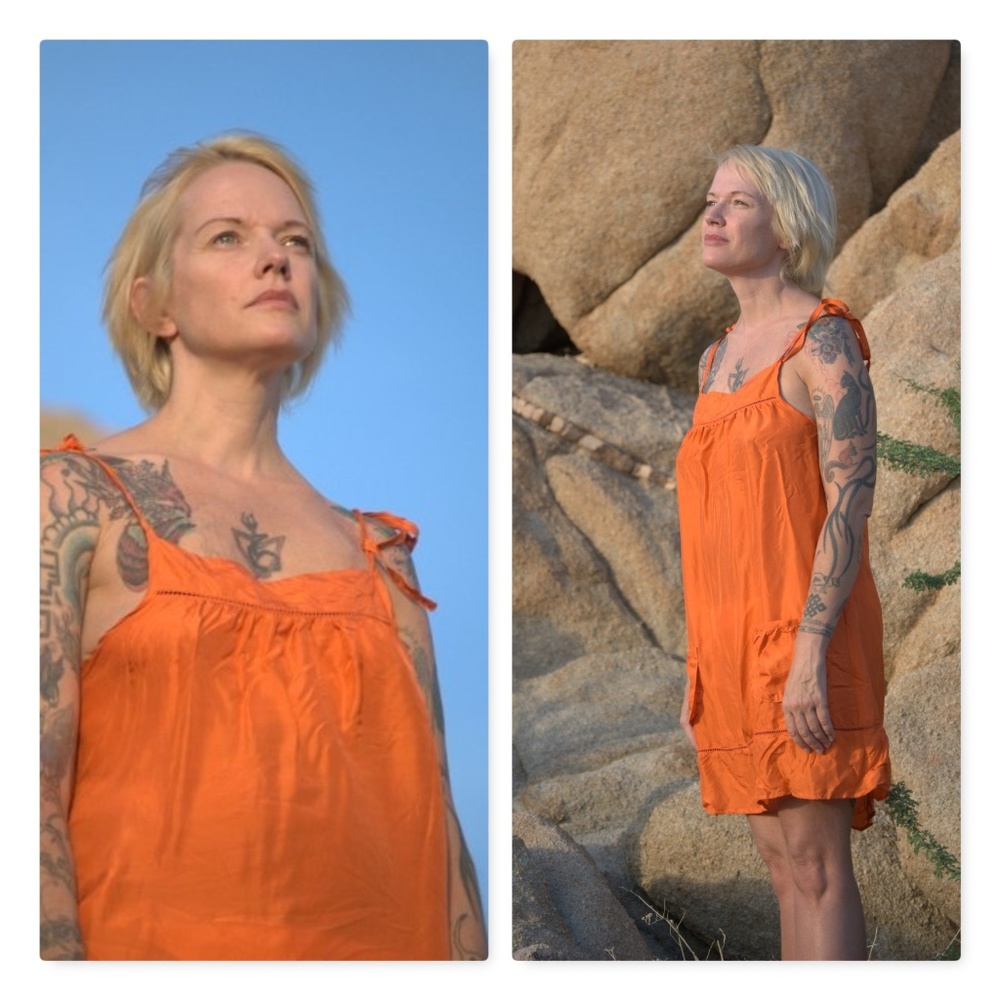Collective concepts 100% silk sundress